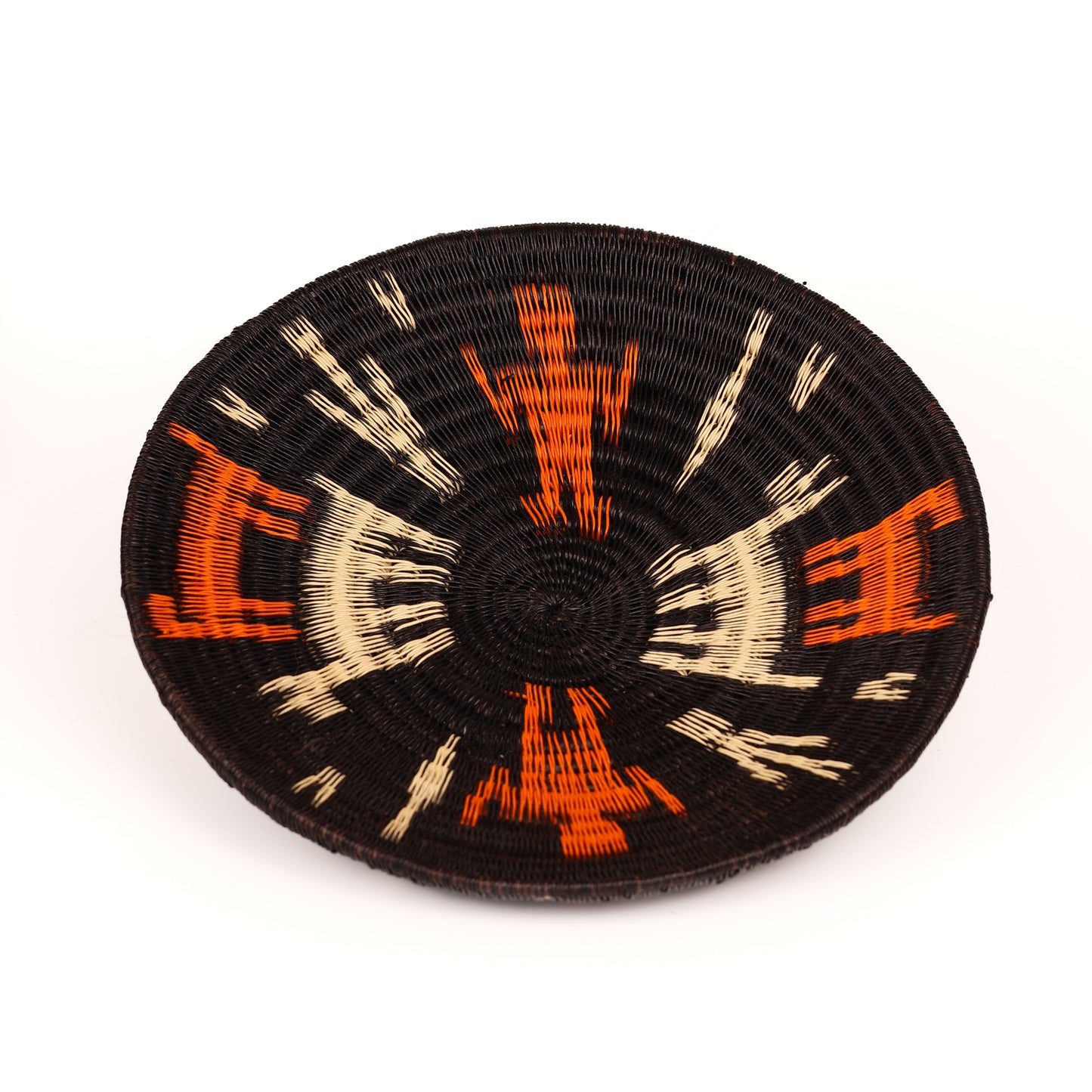 Frutilla - Small Werregue Plate / Fine Hand Woven Wall Art