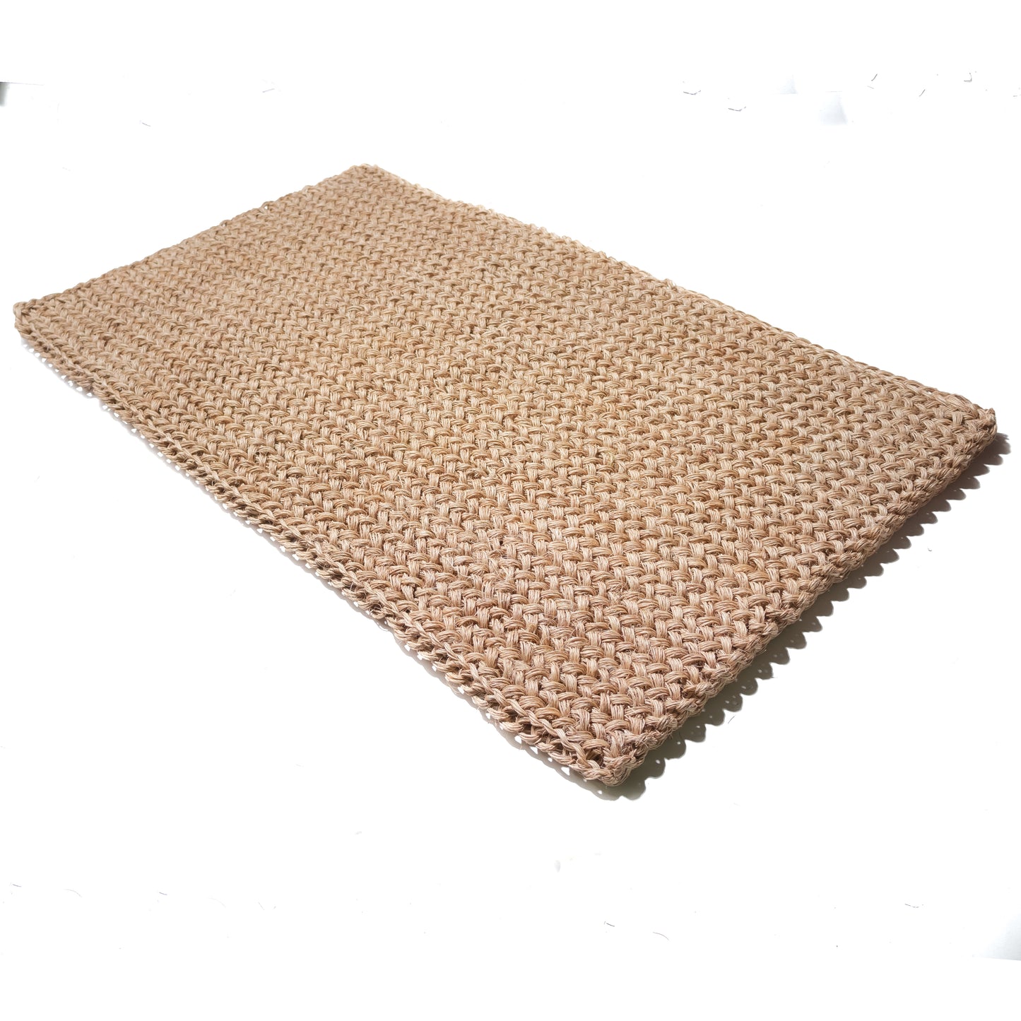 Beige Entryway Mat, Sisal Natural Fiber Rug