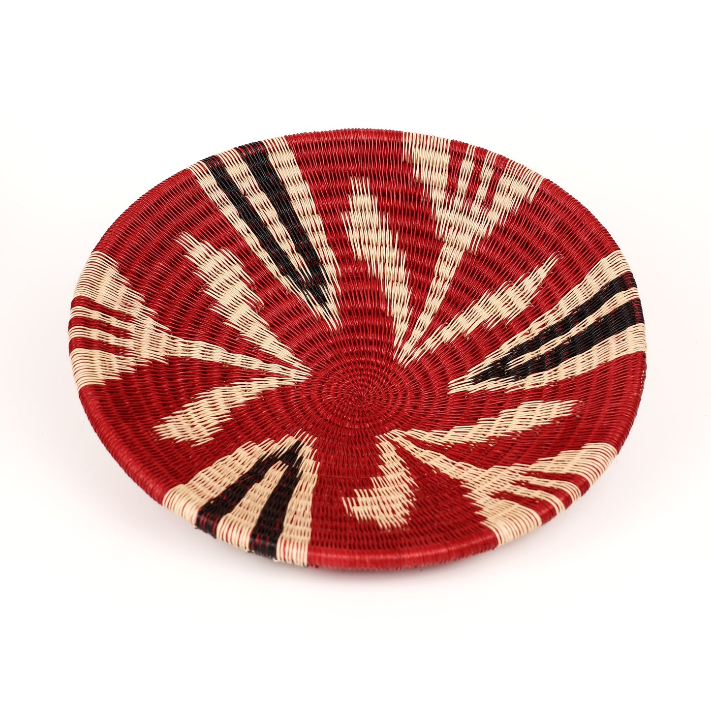 Pepino - Small Werregue Plate / Fine Hand Woven Wall Art