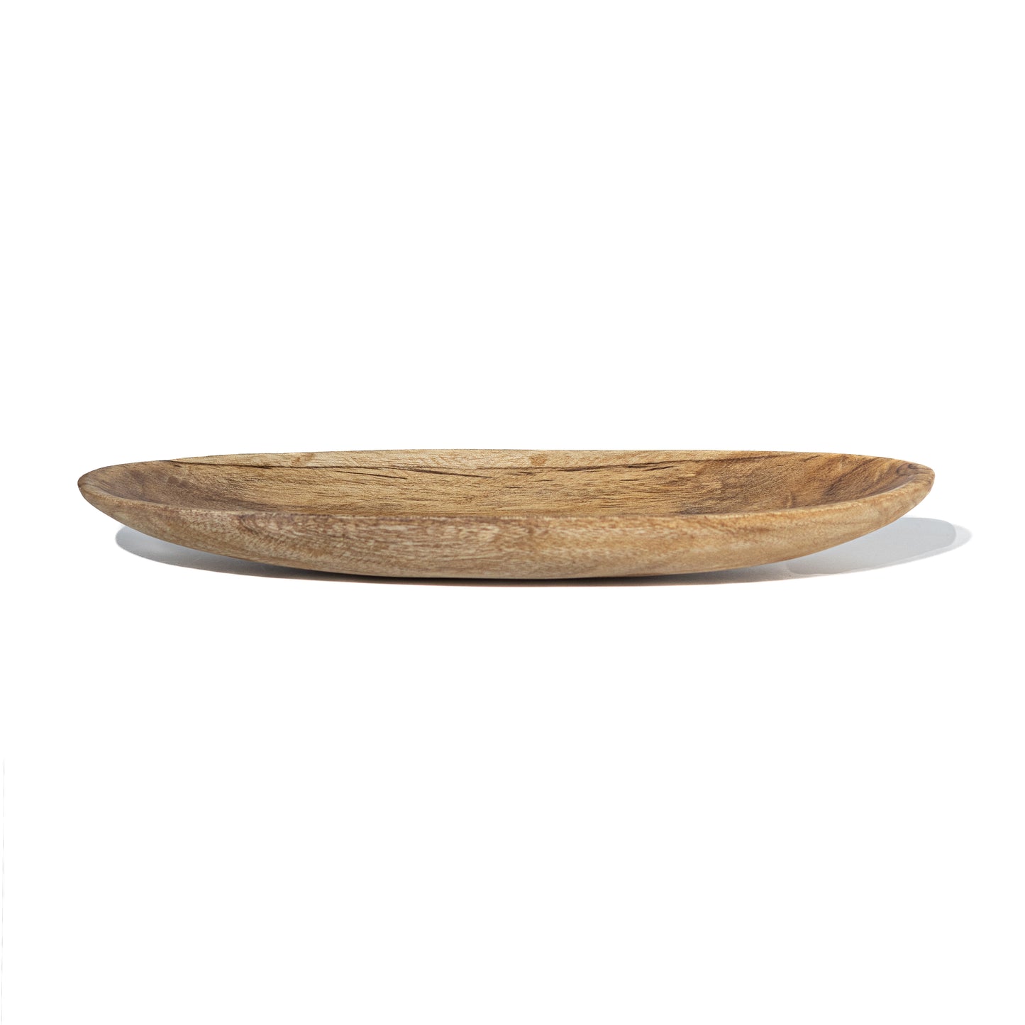 Light Brown - Small Dough Bowl - Oval wood bowl