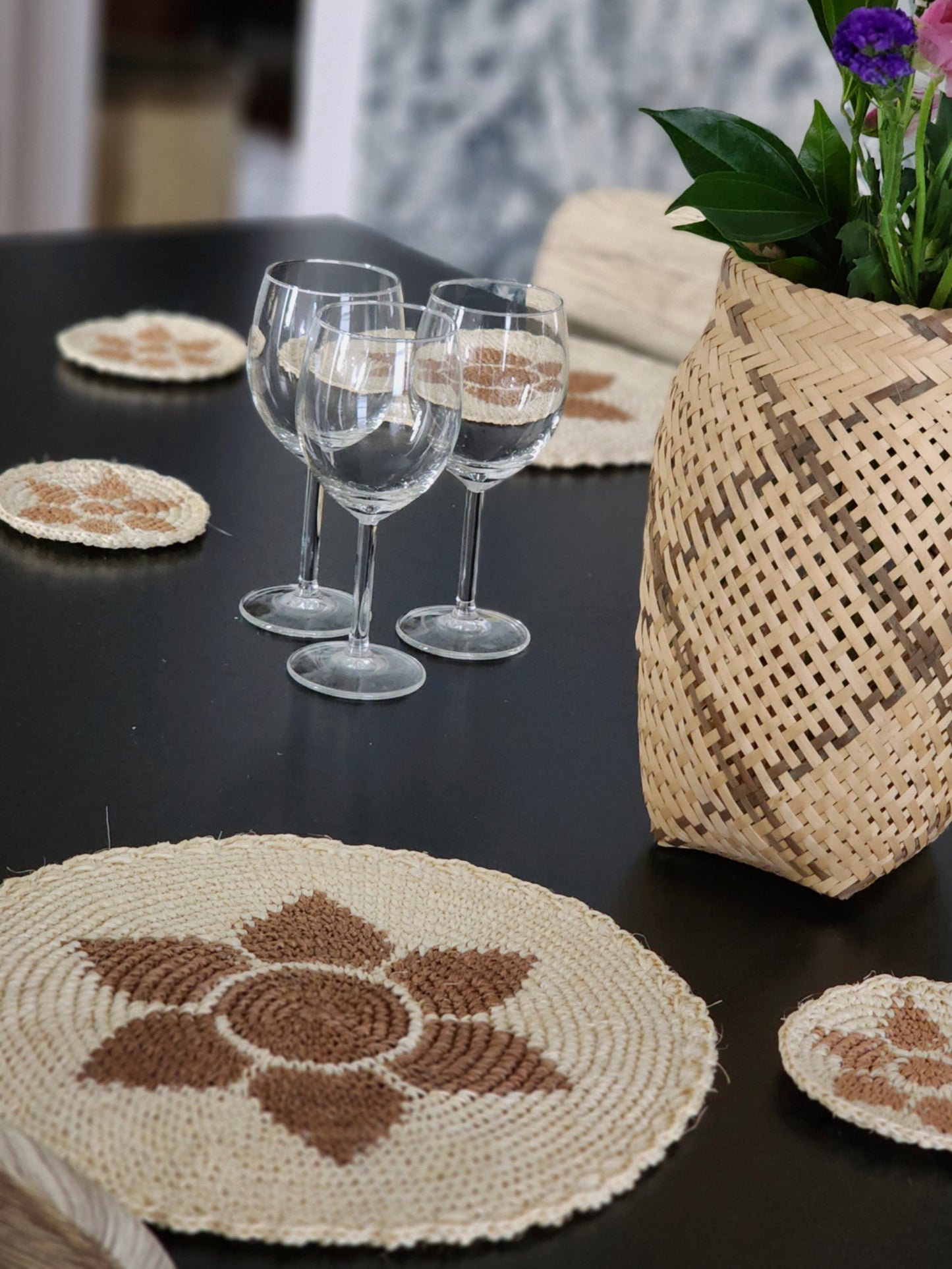 Margarita - Natural Placemats & Coasters