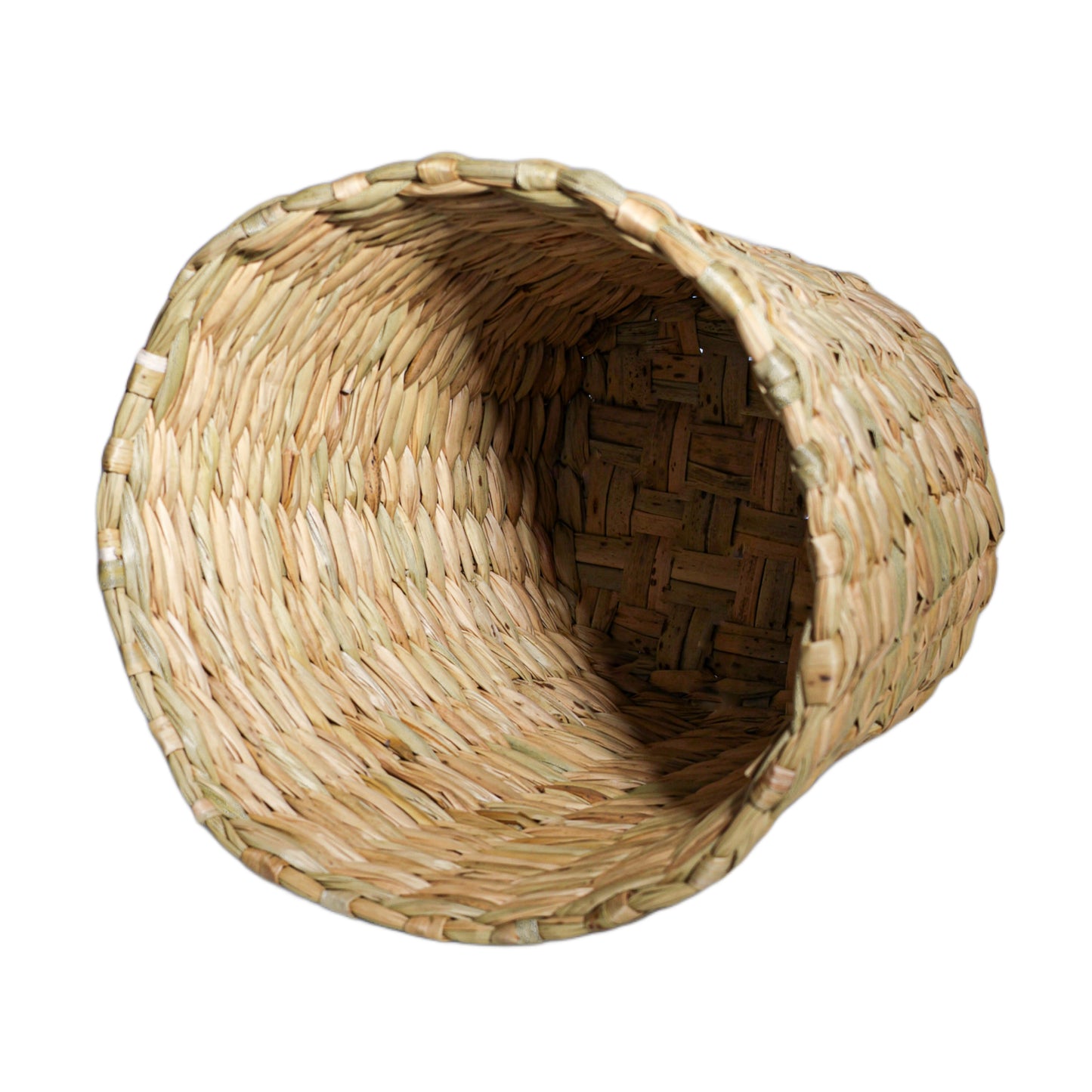 Natural- Wastebasket - Water Hyacinth Basket