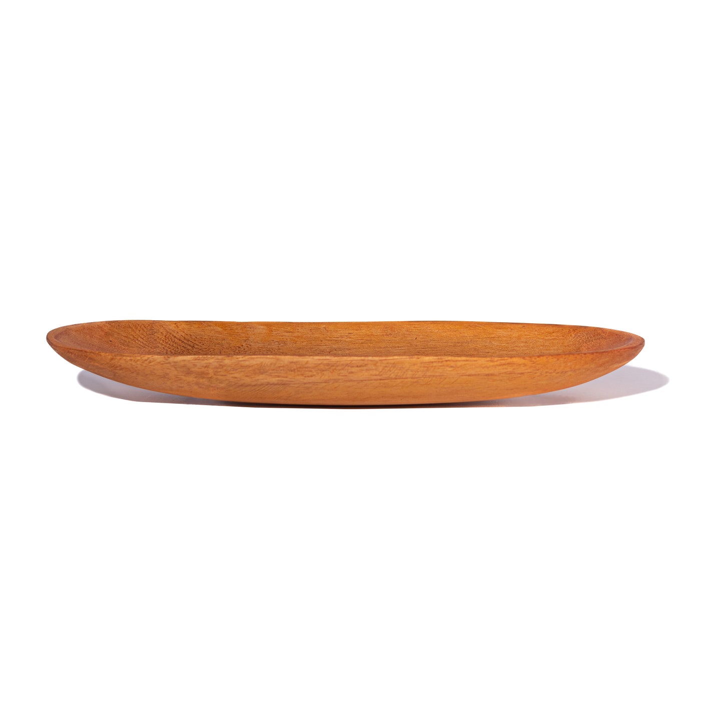 Red - Small Dough Bowl - Oval wood bowl